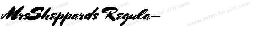 MrsSheppards Regula字体转换